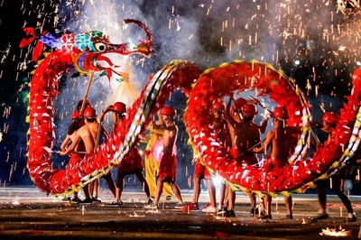 舞龍噓花|攝影|人文/紀實|李紅生 